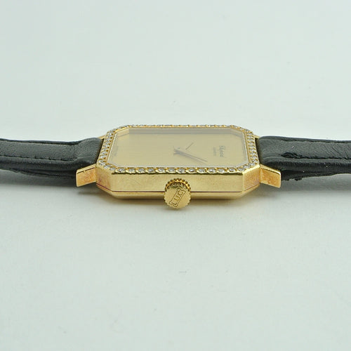 Montre Montre Chopard Genève avec boîtier en or 18 carats et diamants 58 Facettes