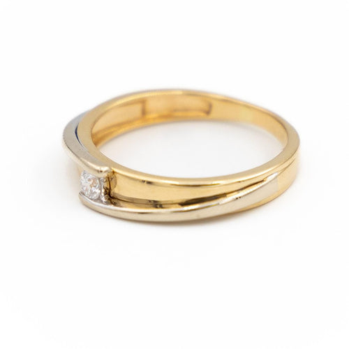 Bague 55 Bague Solitaire Or jaune Diamant 58 Facettes 1801003CN