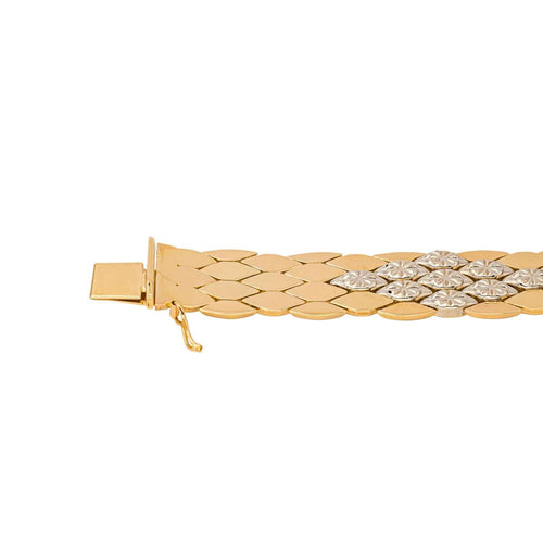 Bracelet Bracelet Or jaune, Or blanc 58 Facettes 4470158RV