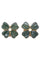 Boutons de manchette Boutons de manchettes trèfles or jaune chrysoprase 58 Facettes 092611