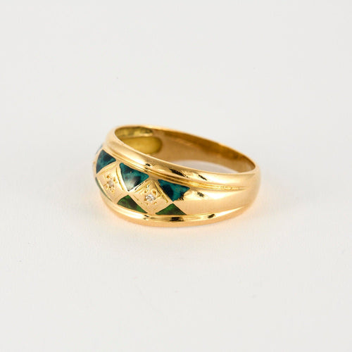 Bague 54.5 Bague or jaune 58 Facettes 2086301