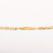 Collier Chaîne vintage mailles alternées 46 cm or jaune 58 Facettes