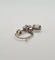 Boucles d'oreilles Dormeuses or blanc serties de diamants 58 Facettes