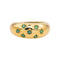 Bague 57 Bague Boule Or jaune Emeraude 58 Facettes 4931997CN