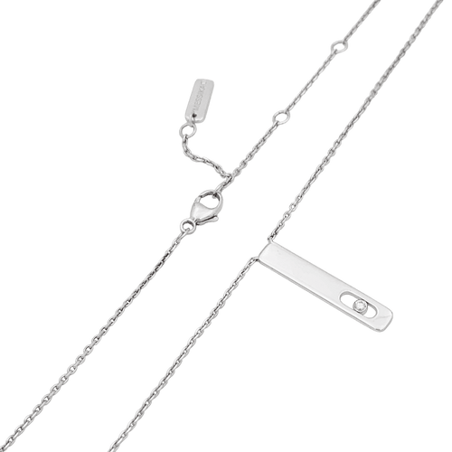 Collier Collier Messika, "My First Diamond", or blanc, diamant. 58 Facettes 34537
