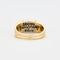 Bague 60 Bague en or jaune et or gris sertis de diamants 58 Facettes 240124