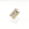 Bague BUCCELLATI - Bague bicolore or blanc et jaune avec diamants 58 Facettes