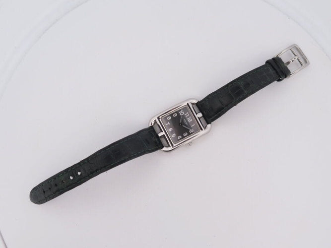 Montre montre HERMES cape cod pm 31 mm quartz acier palladie 58 Facettes 261833