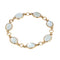 Bracelet Bracelet Art Déco en or jaune et pierre de lune vintage 58 Facettes G13726
