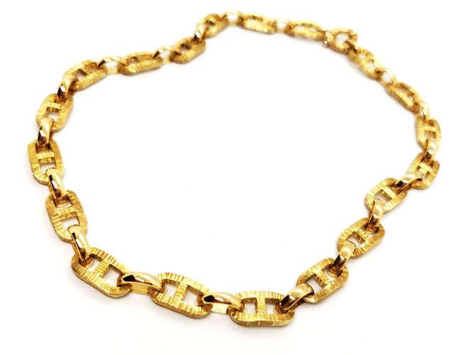 Collier Maille marine Or jaune