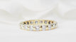 Bague 48 Alliance américaine en or jaune et diamants 1.33ct 58 Facettes 30725