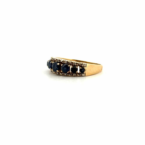 Bague 54 Bague Jarretière or jaune et topazes 58 Facettes 69-GS33446