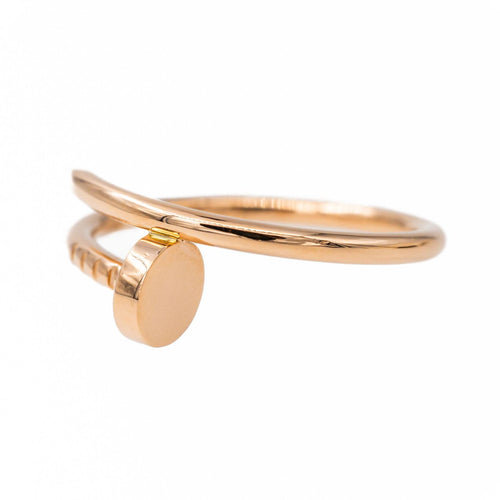 Bague 53 Cartier Bague Juste un clou Or rose 58 Facettes 3496783CN