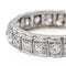 Bague 52 Bague Alliance Or blanc Diamant 58 Facettes 2961026CN