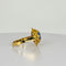 Bague Bague en or jaune avec topaze bleue de 1,5 carat 58 Facettes 2509004