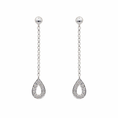 Boucles d'oreilles Boucles d'oreilles Or blanc Diamant 58 Facettes 3281439CN