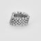 Bague 64 Bague souple, or gris et diamants 58 Facettes 250214