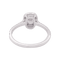 54 Bague solitaire or blanc, diamant 0,73 carat. 58 Facettes 34198