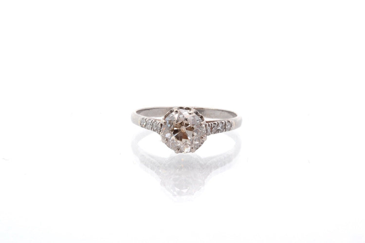 Bague 50 Bague vintage diamants en platine 58 Facettes 25768