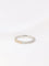 Bague 54 Demi-Alliance américaine en or blanc et diamants 0,27 ct 58 Facettes J108
