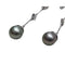 Boucles d'oreilles Boucles d'oreilles en or blanc 18 carats, perles et diamants taille brillant 58 Facettes T158