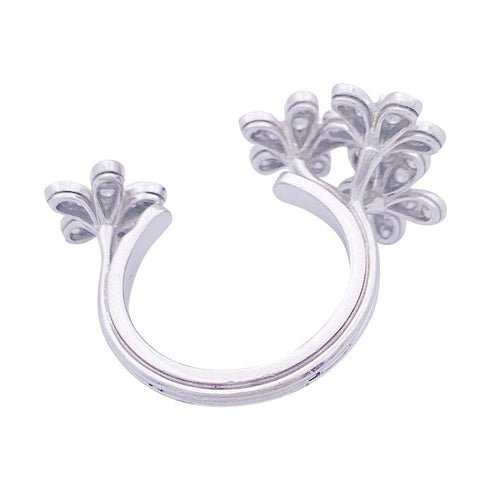 Bague 53 Bague Van Cleef & Arpels, "Socrate", or blanc et diamants. 58 Facettes 33556