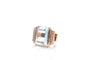 Bague 57.5 Bague vintage aigue-marine en or 58 Facettes 26999