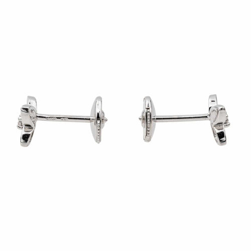Boucles d'oreilles Boucles d'oreilles Puces Or blanc Diamant 58 Facettes 3641115CN