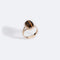 Bague 10 / Oro Giallo Bague ovale avec oeil de tigre 58 Facettes ANL17