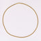 Collier Chaine or jaune maille jaseron d'occasion 58 Facettes 16-282