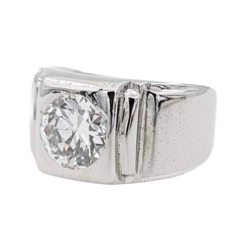 Bague 52 Bague Solitaire Or blanc Diamant 58 Facettes 2634243CN