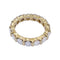 Bague 50 Alliance or jaune, diamants. 58 Facettes 32497