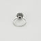 Bague 57 Bague Marguerite or gris, émeraude et diamants 58 Facettes CAN1063