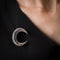Broche Broche croissant saphirs et diamants 58 Facettes 14-104