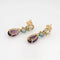 Boucles d'oreilles Boucles d'oreilles multi-pierres Estate Or jaune Améthyste, Topaze bleue 58 Facettes