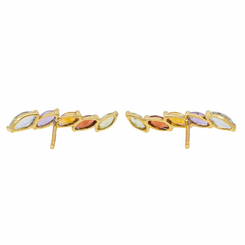Boucles d'oreilles Boucles d'oreilles Puces Or jaune Topaze 58 Facettes 3079782CN