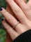 Bague 52 Alliance américaine or jaune diamants 1,9 ct 58 Facettes J73