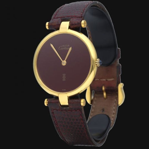 Montre Cartier Montre Must De Cartier Vermeil 58 Facettes MT41212