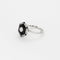 Bague 51,5 Bague platine, onyx et diamant 58 Facettes BLO0120