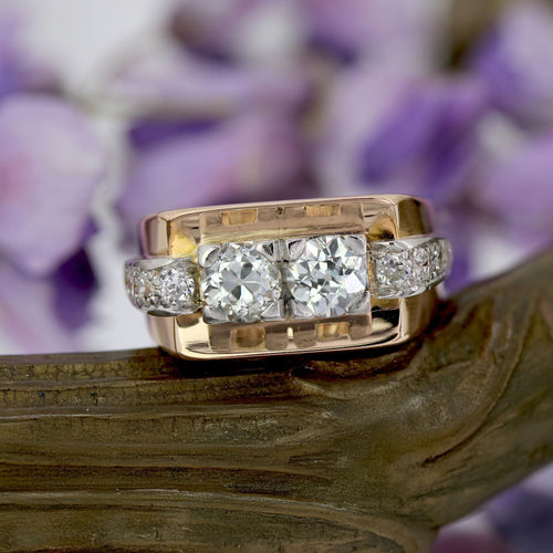 Bague 54 Bague tank diamants 58 Facettes 25-051
