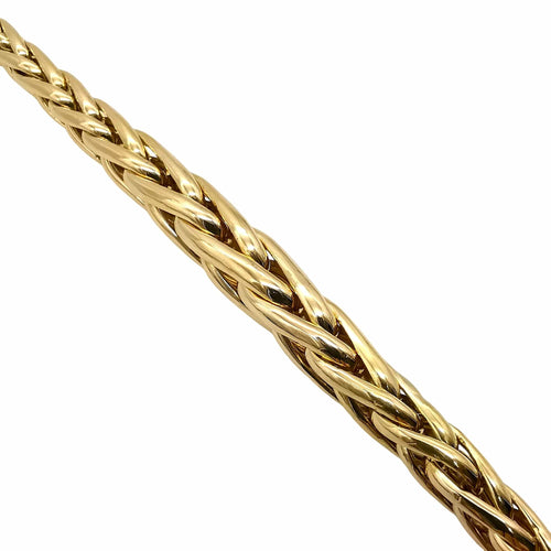 Collier Collier maille palmier en or jaune 58 Facettes
