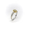Bague 52 Bague ovale en or diamant jaune et diamant 58 Facettes