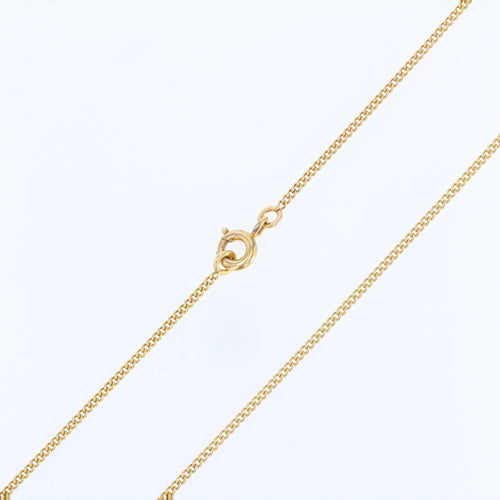 Collier Chaine gourmette or jaune 58 Facettes 15-398