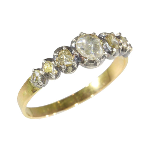 Bague 61 Bague en ligne avec diamants 58 Facettes 24137-0127