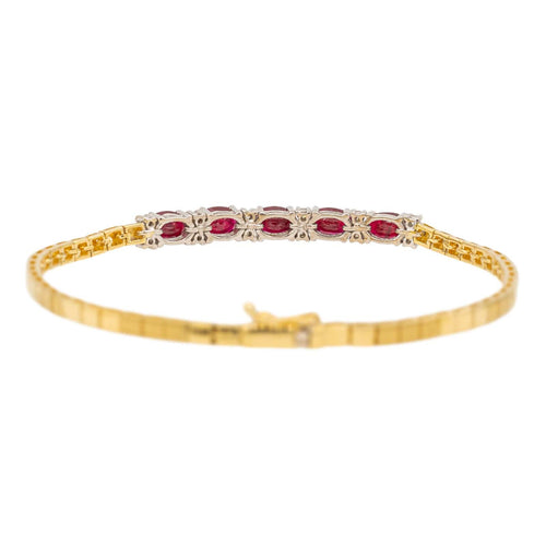 Bracelet Bracelet Or jaune Rubis 58 Facettes 3182202CN