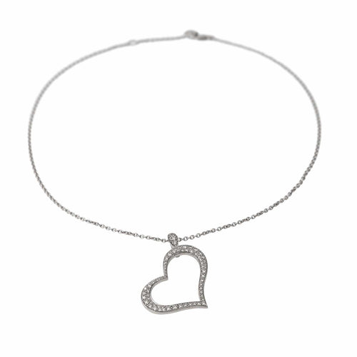 Collier Piaget Collier Coeur Or blanc Diamant 58 Facettes 3031318RV
