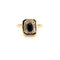 Bague 57 Bague Art Déco Or Jaune Saphir 58 Facettes 46-GS33764