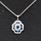 Pendentif Pendentif saphirs diamants or b 750 58 Facettes