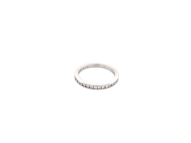 Bague 48 bague TIFFANY & CO alliance setting 60004043 t48 platine diamants 0.24ct 58 Facettes 266401