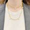 Collier Sautoir Pomellato, "Capri", or rose, céramique blanche. 58 Facettes 33659